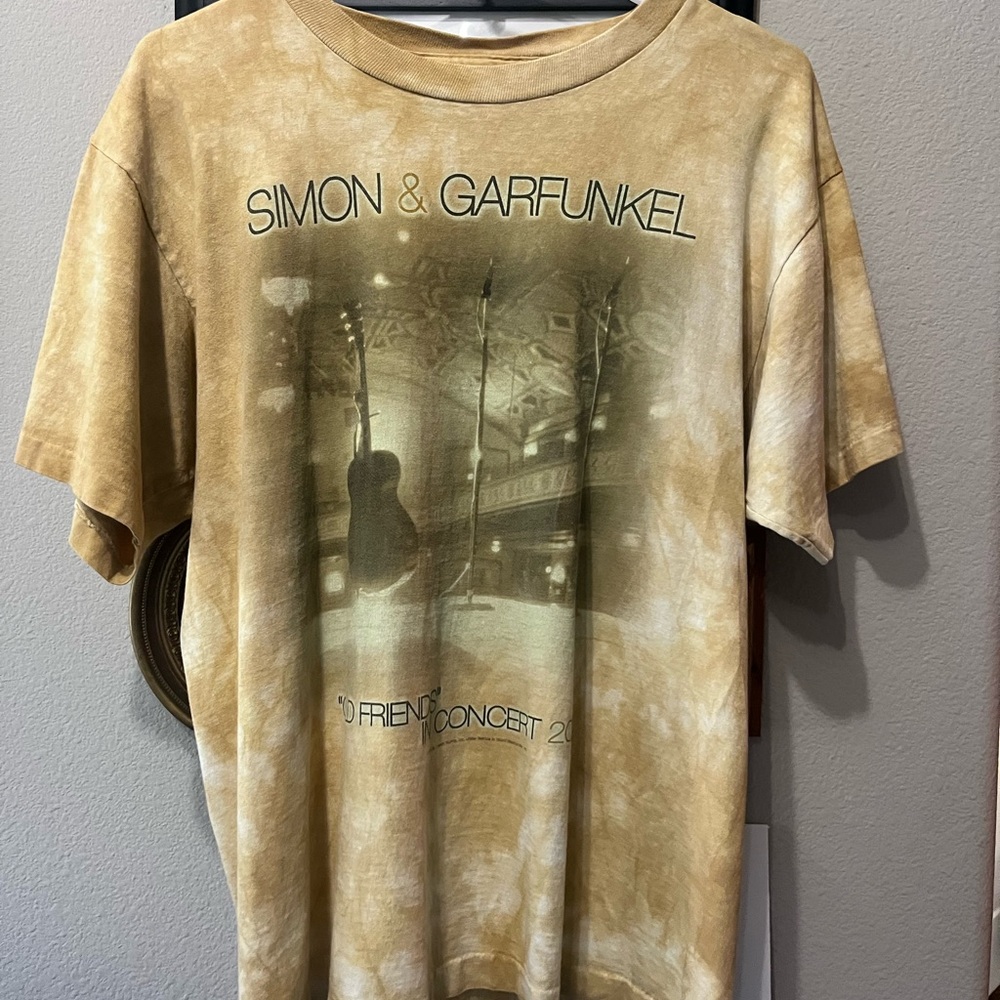 Vintage liquid blue 2003 old friends in concert Simon & Garfunkel Graphic Tee
